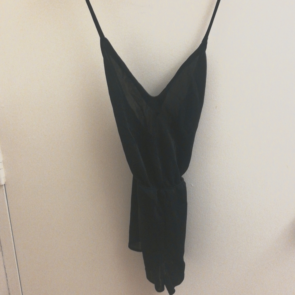 Glitter black romper